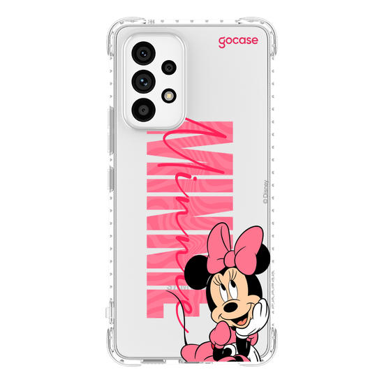 Capinha para celular Mickey & Amigos - Minnie Big Name