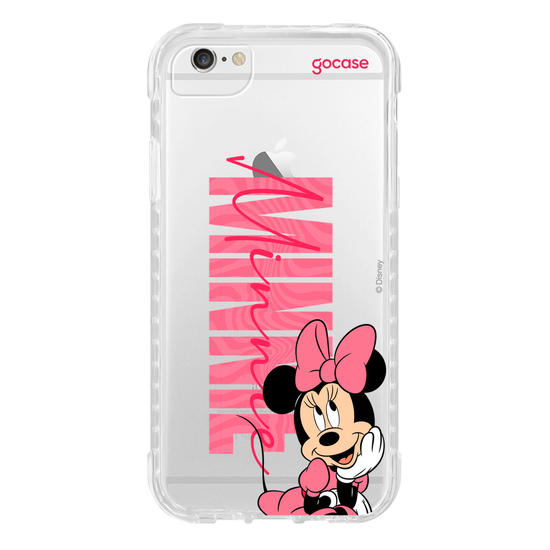 Capinha para celular Mickey & Amigos - Minnie Big Name