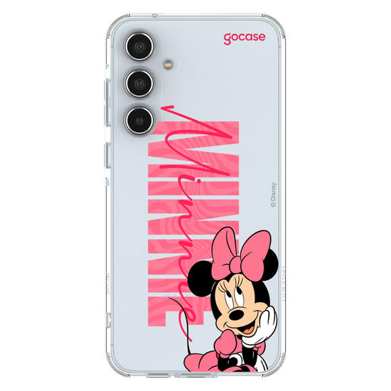 Capinha para celular Mickey & Amigos - Minnie Big Name