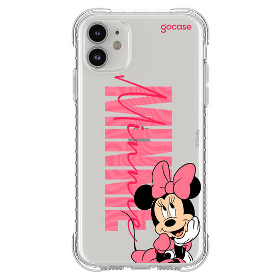 Capinha para celular Mickey & Amigos - Minnie Big Name