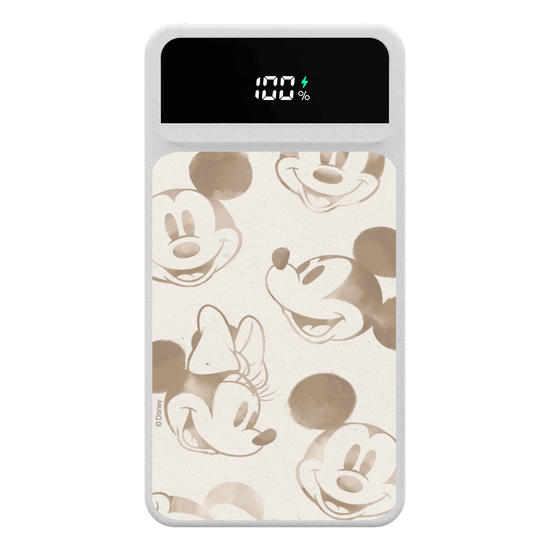 Carregador Portátil Turbo 10000mah - Mickey e Minnie - Rostinhos em Sobretom