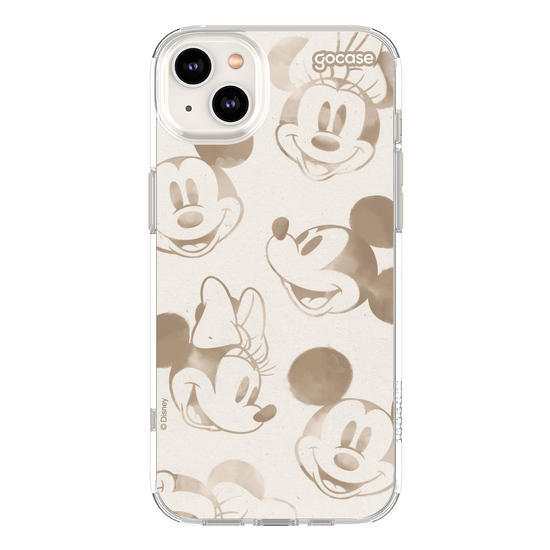 Capinha para celular Mickey & Amigos - Rostinhos em Sobretom