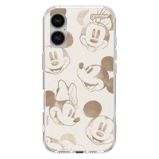 Capinha para celular Mickey & Amigos - Rostinhos em Sobretom
