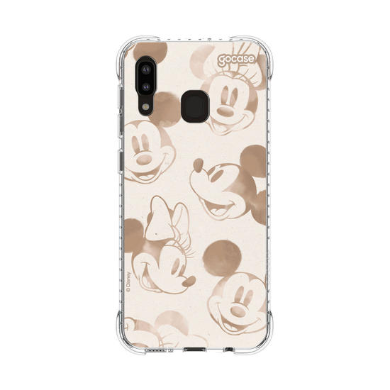 Capinha para celular Mickey & Amigos - Rostinhos em Sobretom