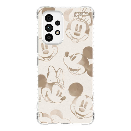 Capinha para celular Mickey & Amigos - Rostinhos em Sobretom