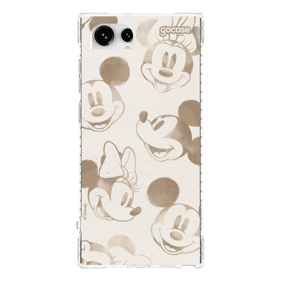Capinha para celular Mickey & Amigos - Rostinhos em Sobretom