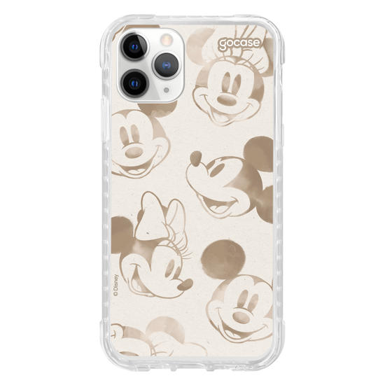 Capinha para celular Mickey & Amigos - Rostinhos em Sobretom