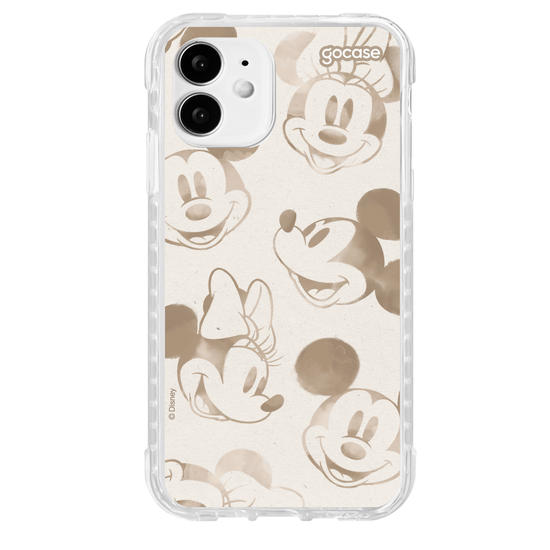 Capinha para celular Mickey & Amigos - Rostinhos em Sobretom