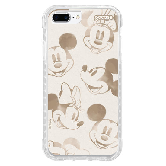 Capinha para celular Mickey & Amigos - Rostinhos em Sobretom