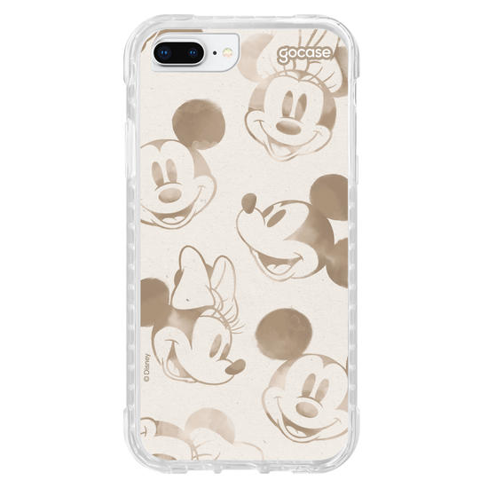 Capinha para celular Mickey & Amigos - Rostinhos em Sobretom