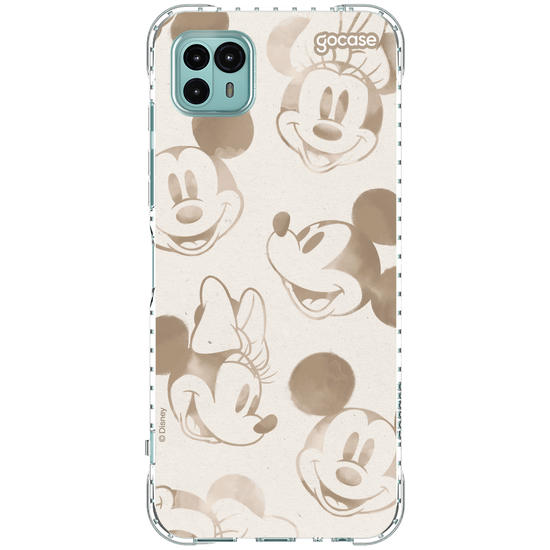 Capinha para celular Mickey & Amigos - Rostinhos em Sobretom