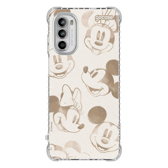 Capinha para celular Mickey & Amigos - Rostinhos em Sobretom