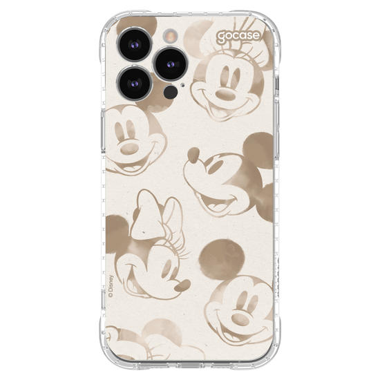 Capinha para celular Mickey & Amigos - Rostinhos em Sobretom