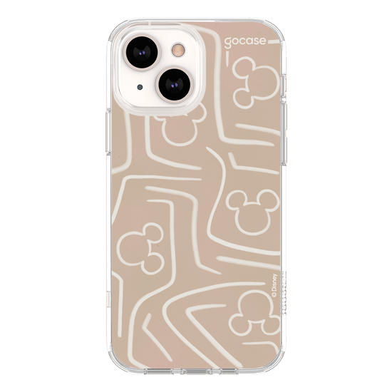 Mickey & Amigos - Listras e Rostinhos Abstratos Phone Case