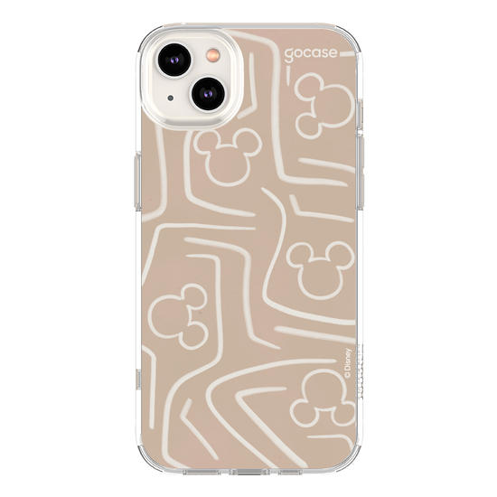 Capinha para celular Mickey & Amigos - Listras e Rostinhos Abstratos