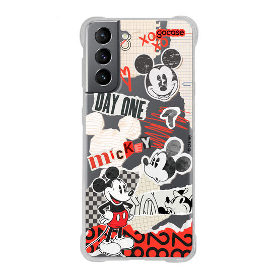 Capinha para celular Mickey & Amigos - Colagem Red