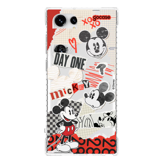 Capinha para celular Mickey & Amigos - Colagem Red