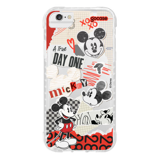 Capinha para celular Mickey & Amigos - Colagem Red