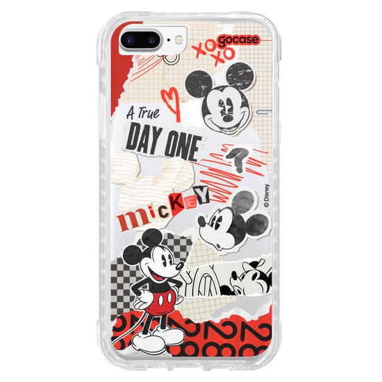 Capinha para celular Mickey & Amigos - Colagem Red