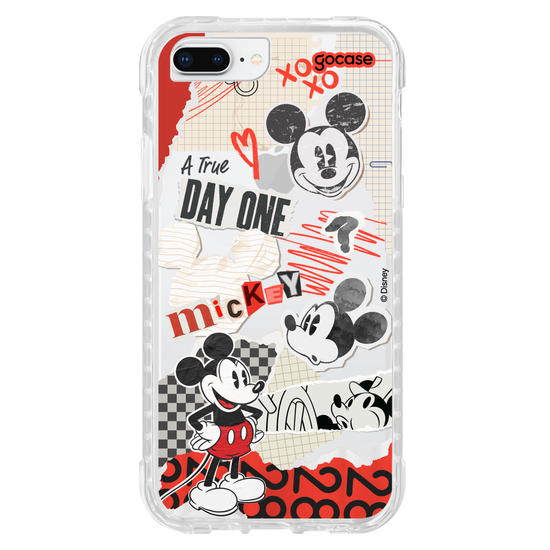 Capinha para celular Mickey & Amigos - Colagem Red