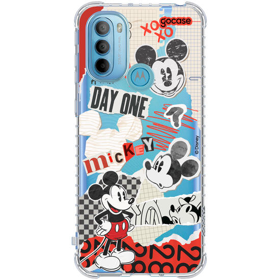 Capinha para celular Mickey & Amigos - Colagem Red