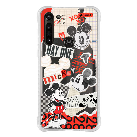 Capinha para celular Mickey & Amigos - Colagem Red