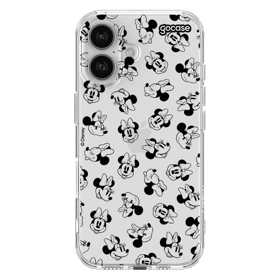 Capinha para celular Mickey & Amigos - Minnie Faces Pattern