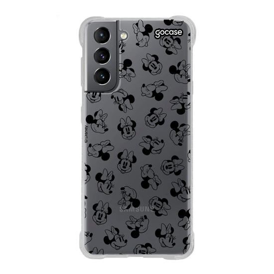 Capinha para celular Mickey & Amigos - Minnie Faces Pattern