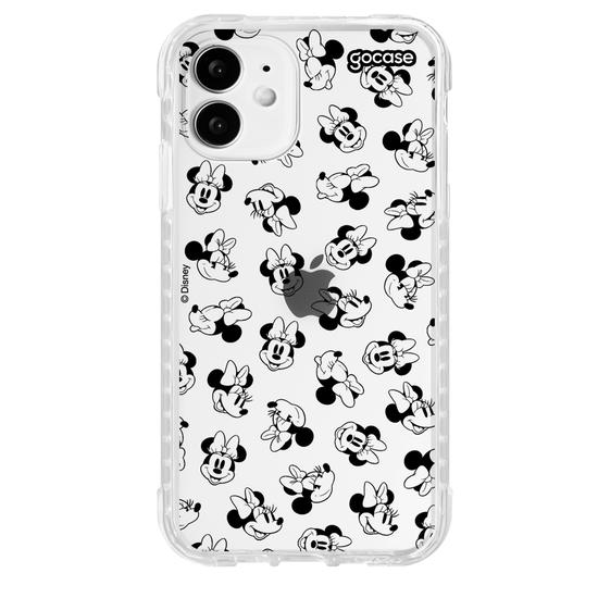 Capinha para celular Mickey & Amigos - Minnie Faces Pattern