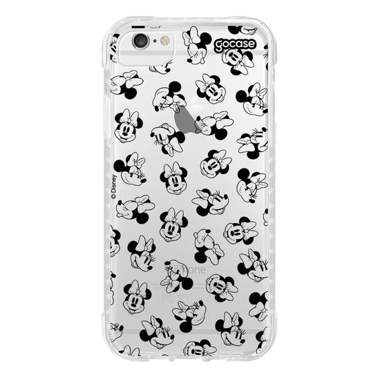 Capinha para celular Mickey & Amigos - Minnie Faces Pattern