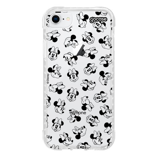 Capinha para celular Mickey & Amigos - Minnie Faces Pattern
