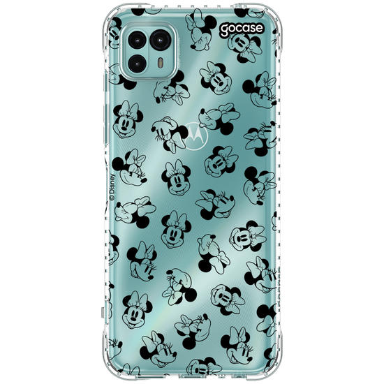 Capinha para celular Mickey & Amigos - Minnie Faces Pattern