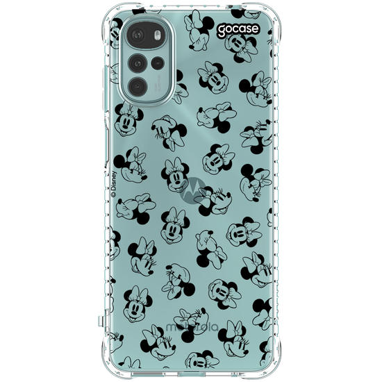 Capinha para celular Mickey & Amigos - Minnie Faces Pattern