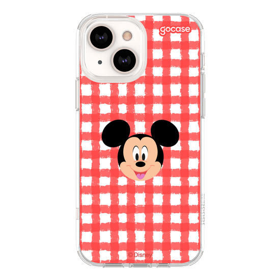 Capinha para celular Mickey & Amigos - Xadrez Cute