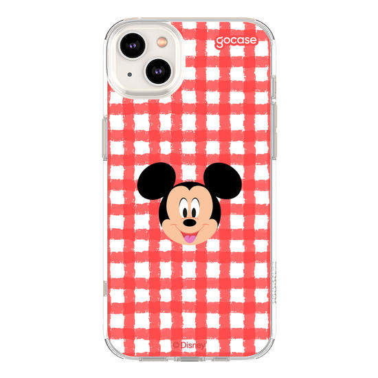 Capinha para celular Mickey & Amigos - Xadrez Cute