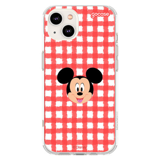 Capinha para celular Mickey & Amigos - Xadrez Cute