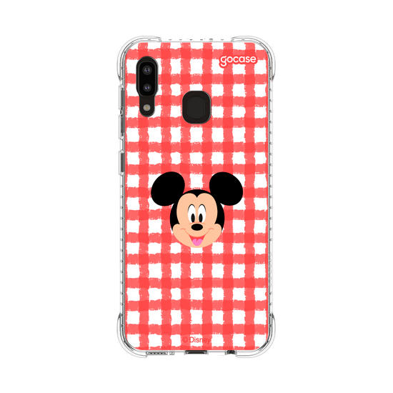Capinha para celular Mickey & Amigos - Xadrez Cute