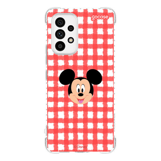 Capinha para celular Mickey & Amigos - Xadrez Cute