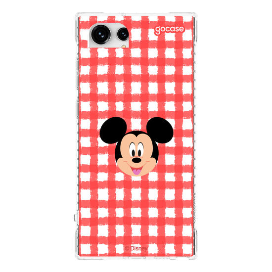 Capinha para celular Mickey & Amigos - Xadrez Cute