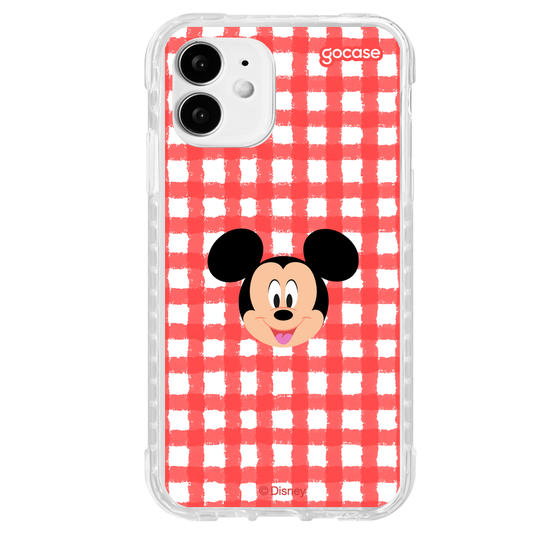 Capinha para celular Mickey & Amigos - Xadrez Cute