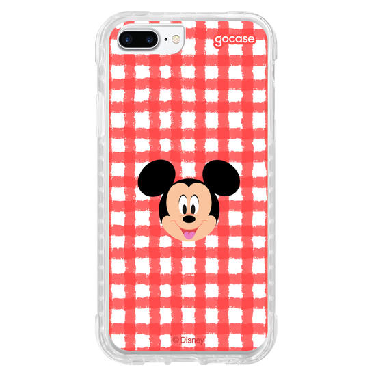 Capinha para celular Mickey & Amigos - Xadrez Cute