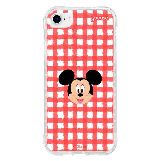 Capinha para celular Mickey & Amigos - Xadrez Cute