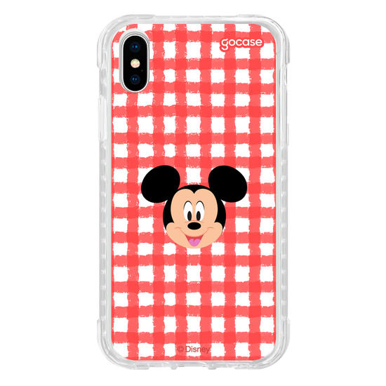 Capinha para celular Mickey & Amigos - Xadrez Cute