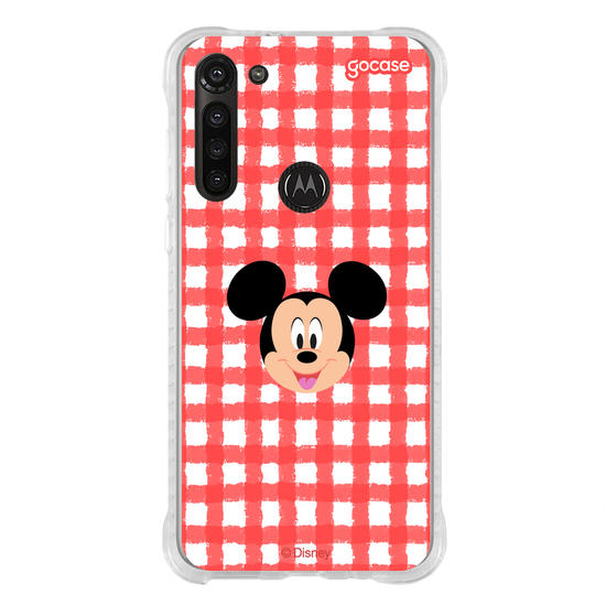 Capinha para celular Mickey & Amigos - Xadrez Cute