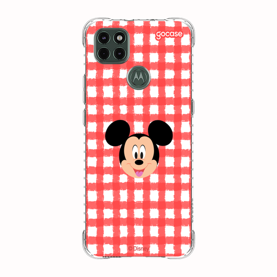 Capinha para celular Mickey & Amigos - Xadrez Cute