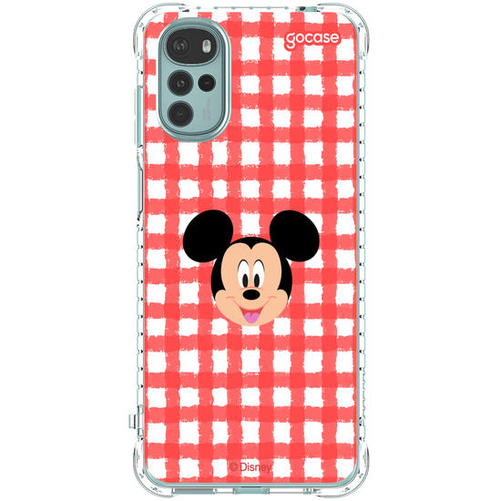 Capinha para celular Mickey & Amigos - Xadrez Cute