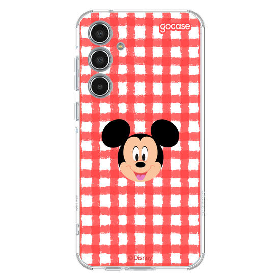 Capinha para celular Mickey & Amigos - Xadrez Cute