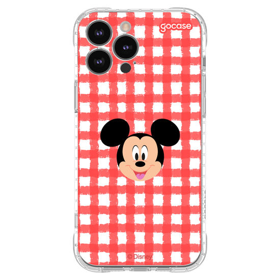 Capinha para celular Mickey & Amigos - Xadrez Cute