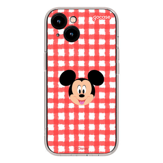 Capinha para celular Mickey & Amigos - Xadrez Cute