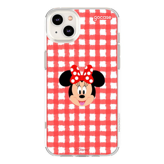 Capinha para celular Mickey & Amigos - Minnie - Xadrez Cute